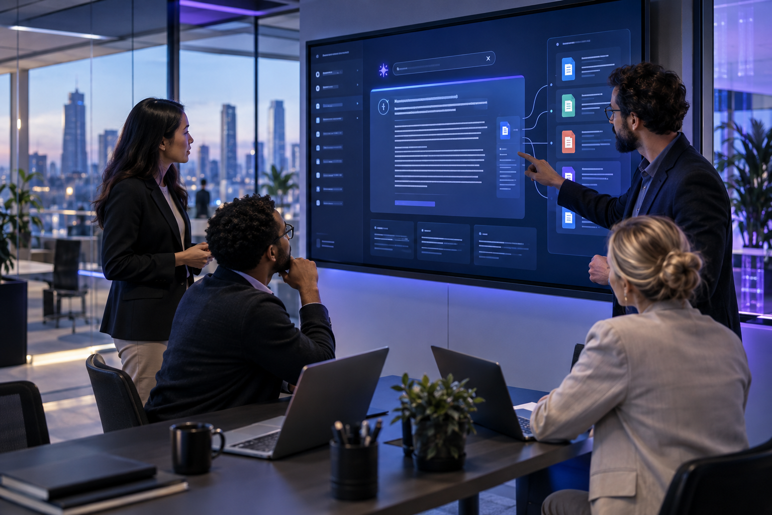 Knowledge AI in a real business workflow