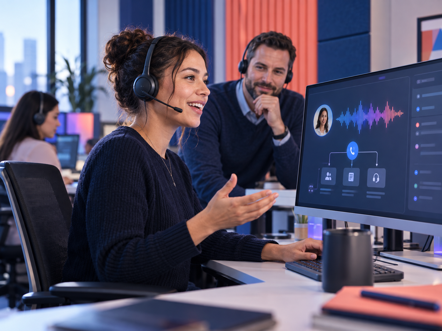 Voice AI in a real business workflow